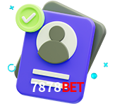 Tornar-se um membro do 7878Bet é muito simples
